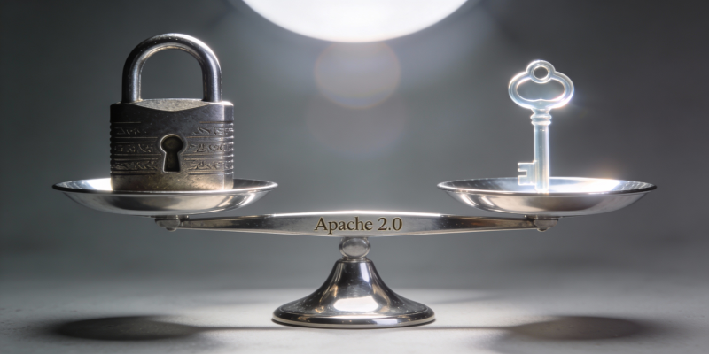 Licence Apache 2.0 open source équilibre liberté protection brevets